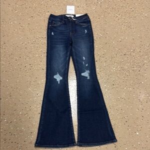 Women's Blue Flared Jeans